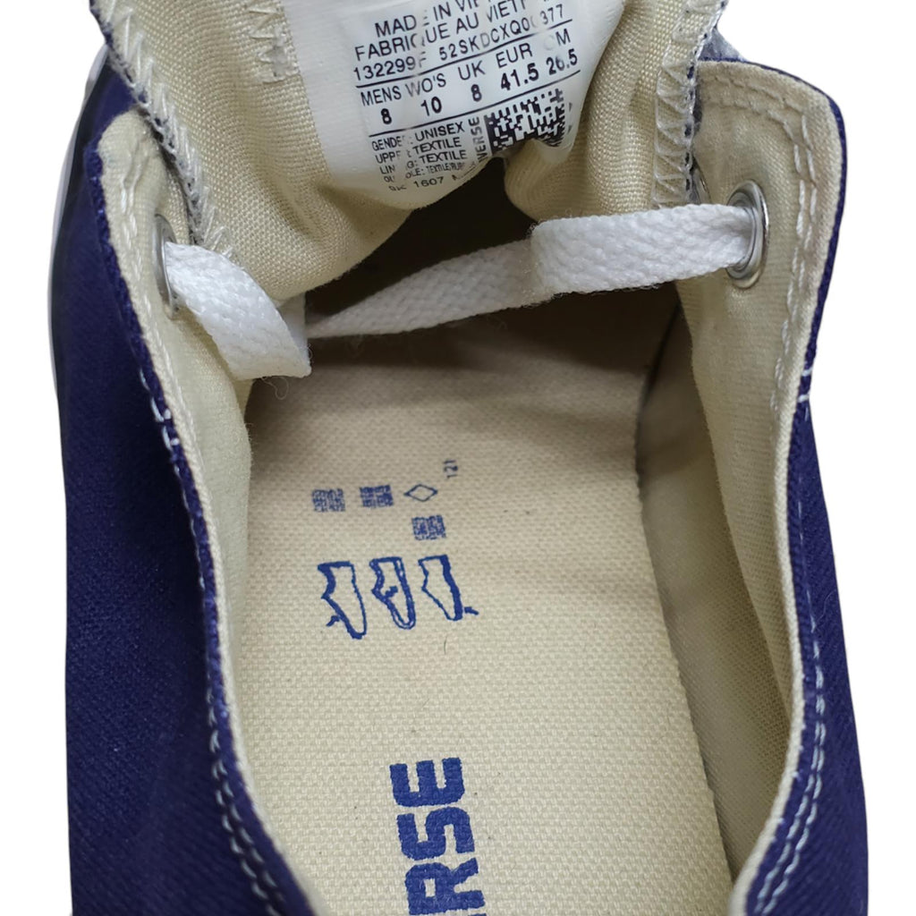 Converse Women's Chuck Taylor All Star Canvas Sneaker Navy - Size 8M / 10W