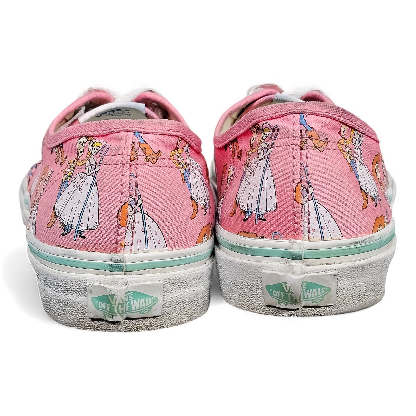 Vans Disney Pixar Toy Story Woody & Bo Peep Authentic Sneakers Pink 10w/8.5m by VANS