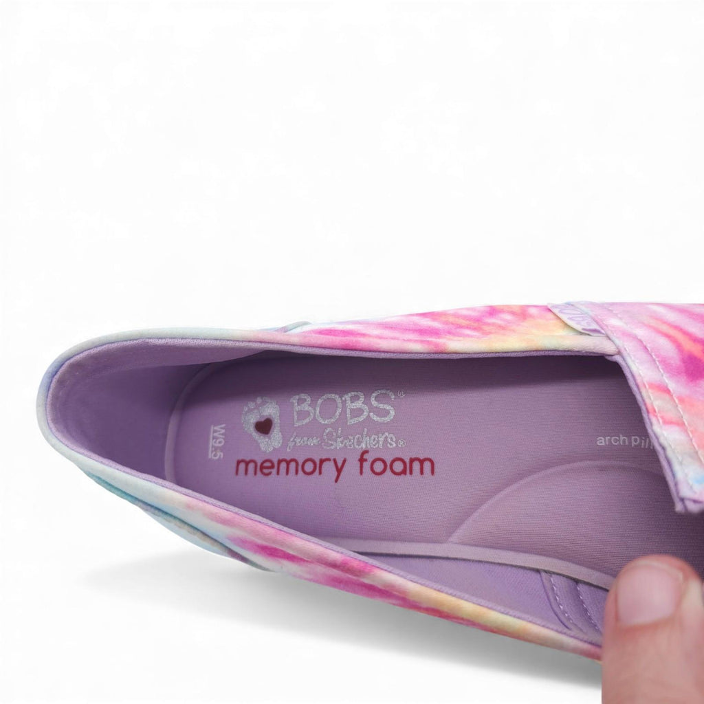 BOBS from Skechers Tie Dye Memory Foam Slip On Shoes Women's Size 9.5