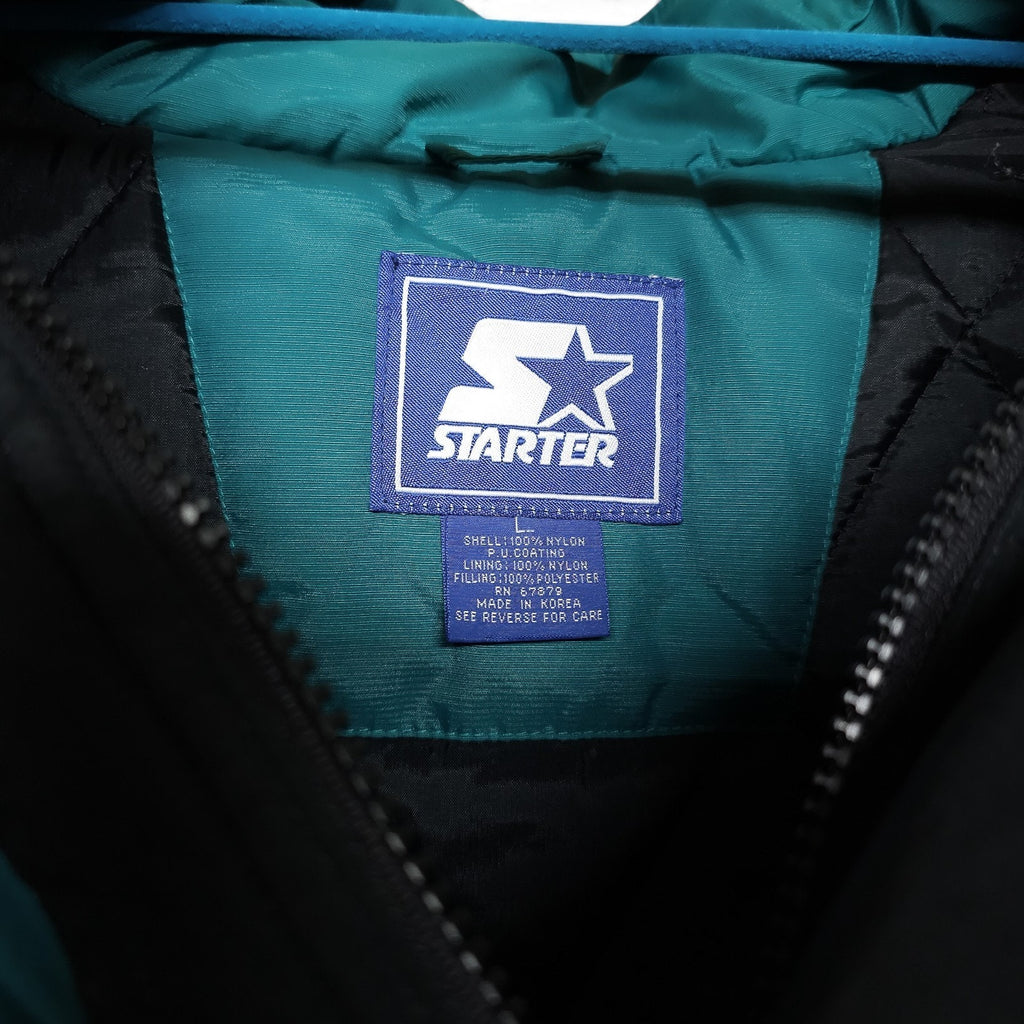 Utah Grizzlies IHL Vintage Starter Hockey Jacket Kangaroo Pouch Zip-Up Adult L by Starter