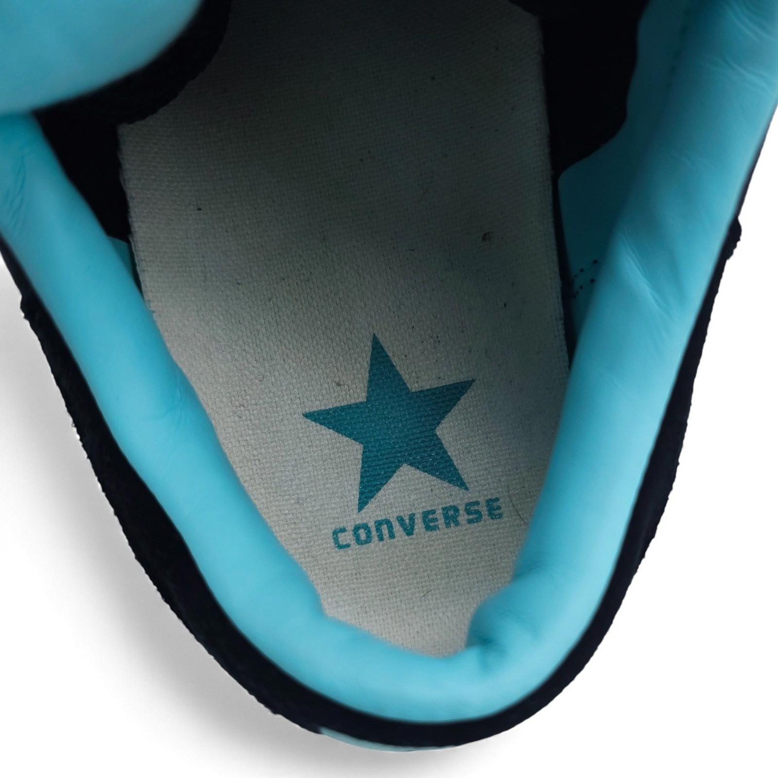 Converse All Star Low Top Black Print Sneakers Shoes Womens Size 10