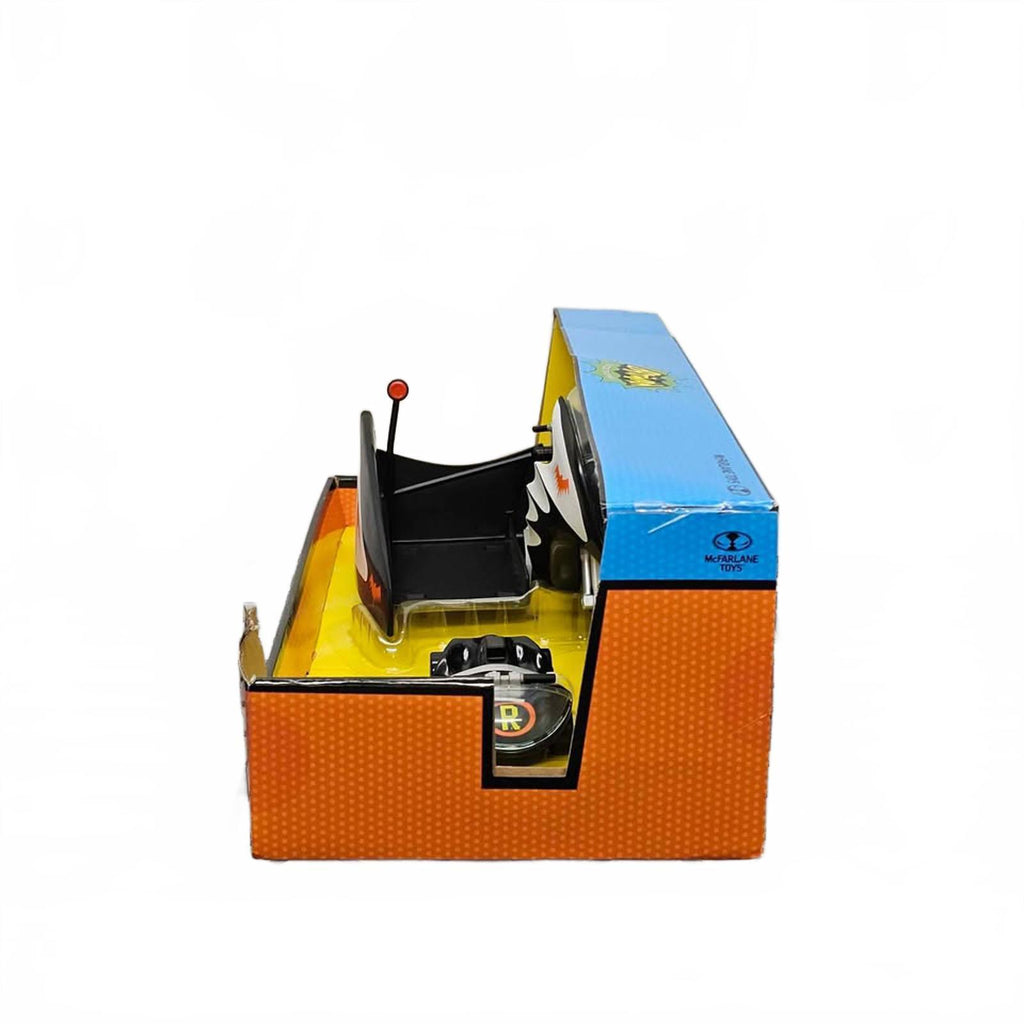 Batman Classic TV Series Batcycle with Side Car Vehicle Set by McFarlane Toys