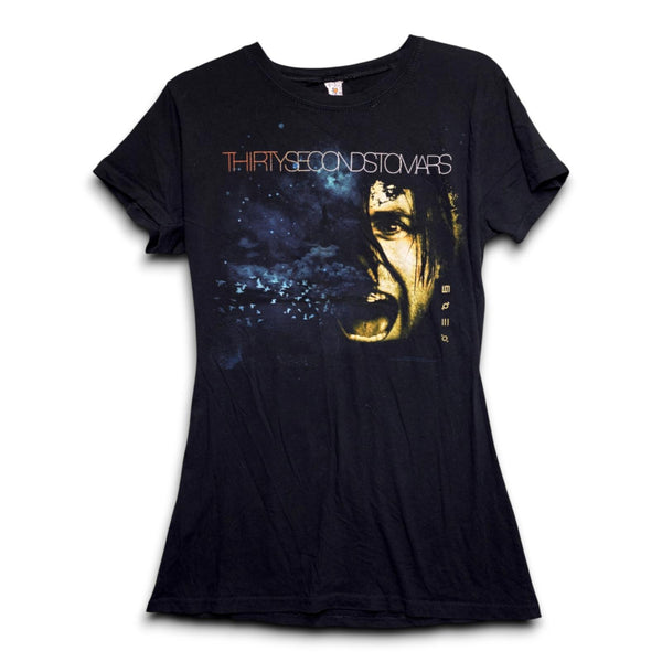 Thirty Seconds to Mars Graphic Women's Black T-Shirt