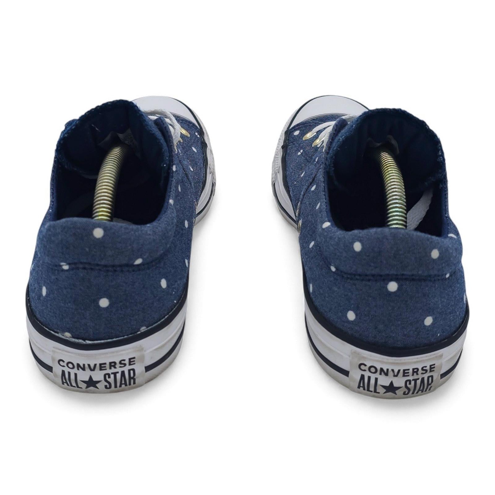 Converse Chuck Taylor All Star Low Top Polka Dot Denim Sneakers Women's Size 10