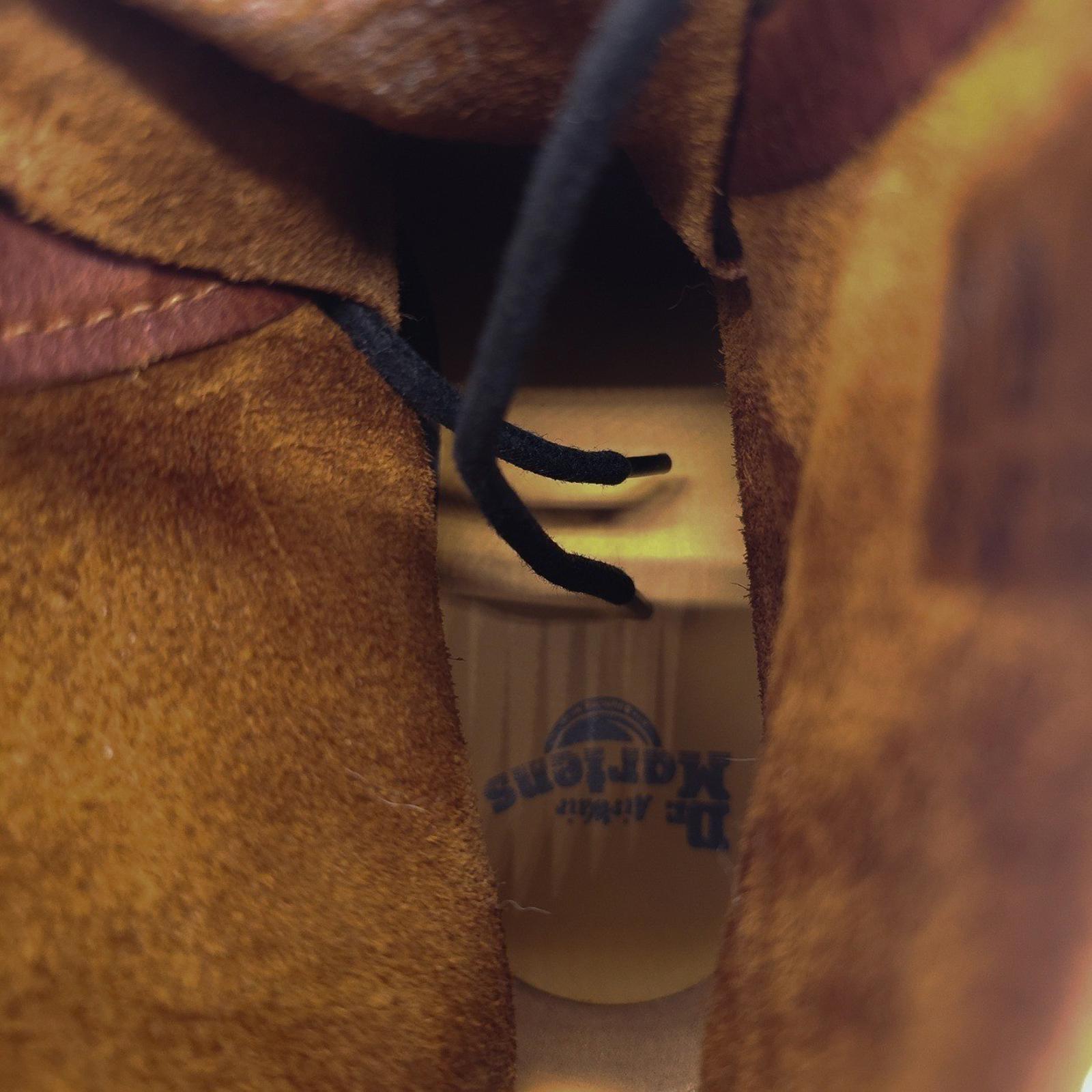 Dr Martens 1460 Pascal Smooth Leather Lace Up Ankle Boots Brown Size Mens 9 US