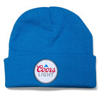 Coors Light Blue Knit Beanie Hat by Coors