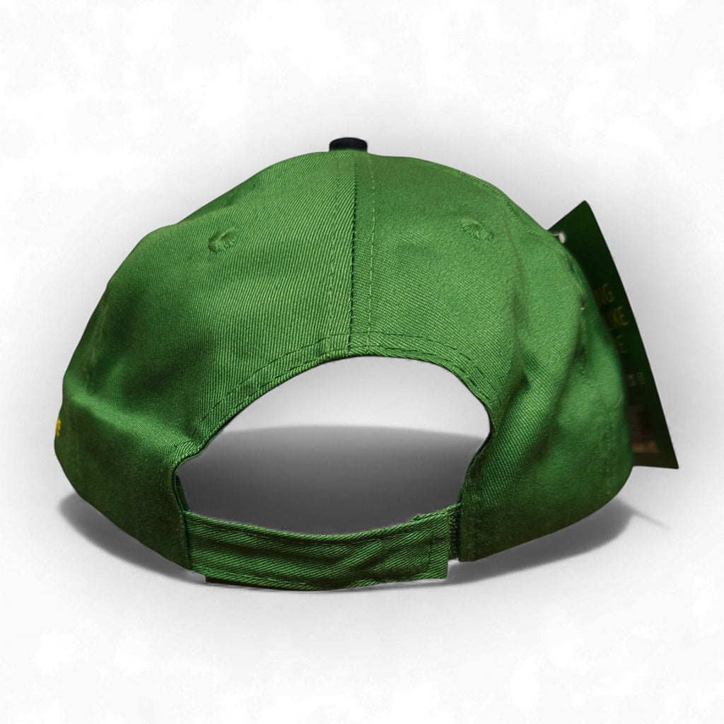 Power Pac John Deere Hat Black Green Embroidered Logo Adjustable Strap Cap by John Deere