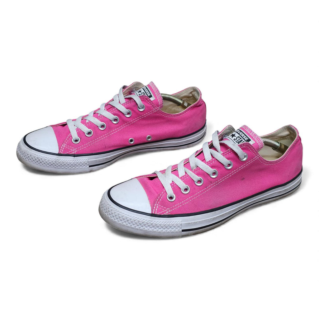 Converse All Star Low Top Pink Canvas Sneakers - Size 8M / 10W