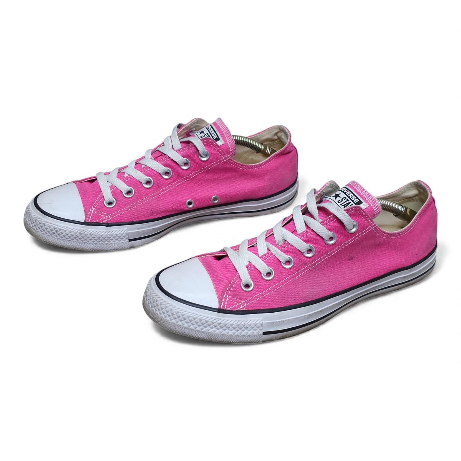 Converse All Star Low Top Pink Canvas Sneakers - Size 8M / 10W