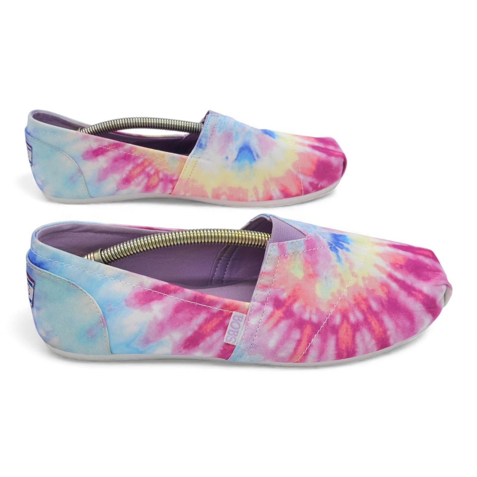 BOBS from Skechers Tie Dye Memory Foam Slip On Shoes Women's Size 9.5