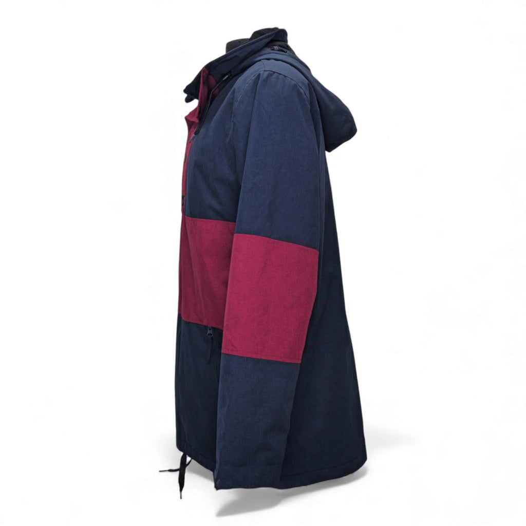Ride Snowboard Company Men's Ski & Snowboard Jacket - Navy and Burgundy