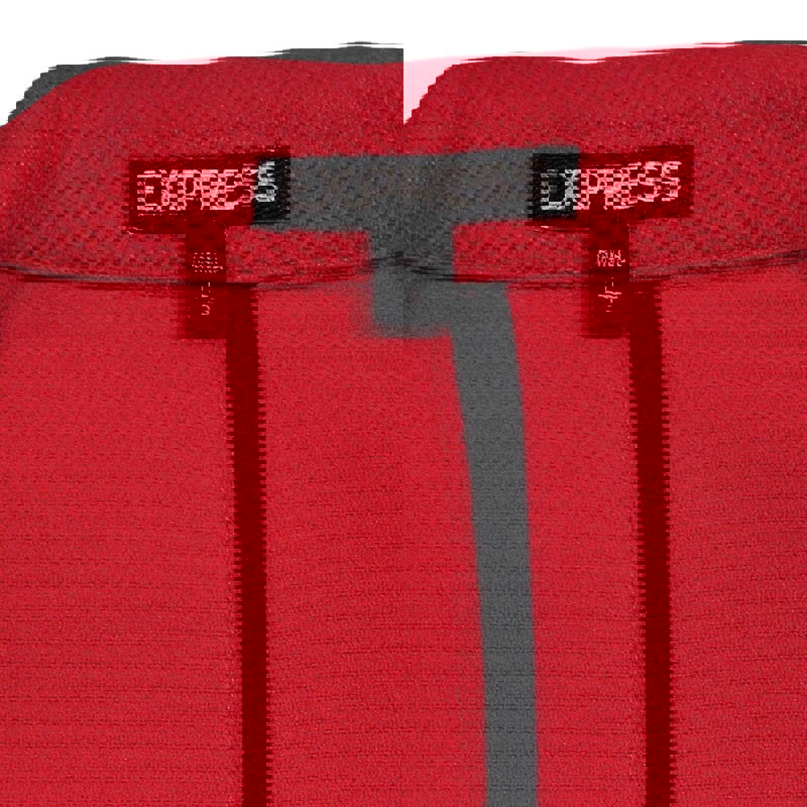 Express Women Red Textured Moto Jacket Zipper Detail Collar Size Large