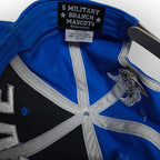 USAF US Air Force Embroidered USA Flag Eagle Blue Silver Adjustable Cap by Air force