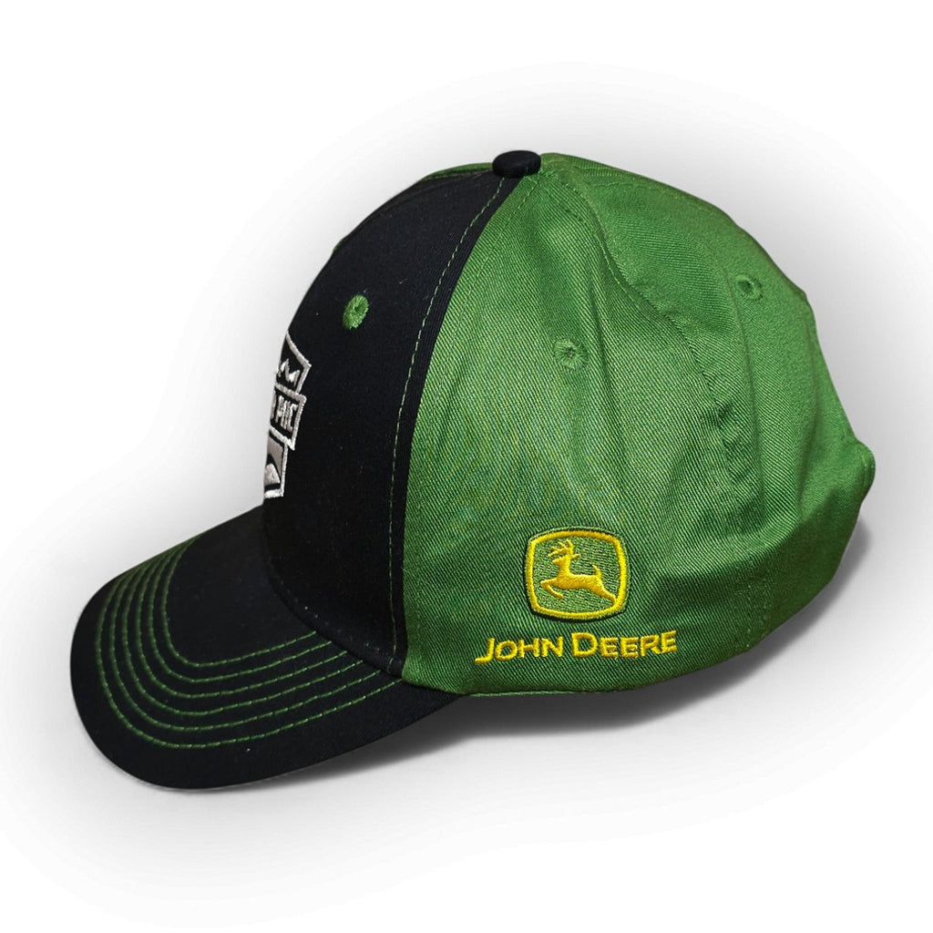 Power Pac John Deere Hat Black Green Embroidered Logo Adjustable Strap Cap by John Deere
