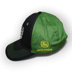 Power Pac John Deere Hat Black Green Embroidered Logo Adjustable Strap Cap by John Deere