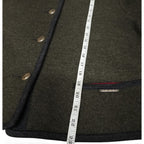 Vintage GEIGER Sweater Cardigan Tyrol Boiled Pure Wool Button Green Womens 42 by Geiger