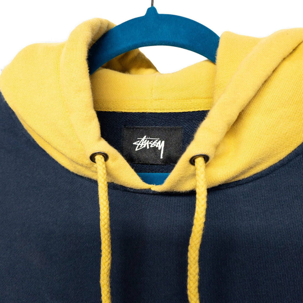 Vintage 00s Stussy Faded Big Logo Rare Made in USA Hoodie Size S by Stussy