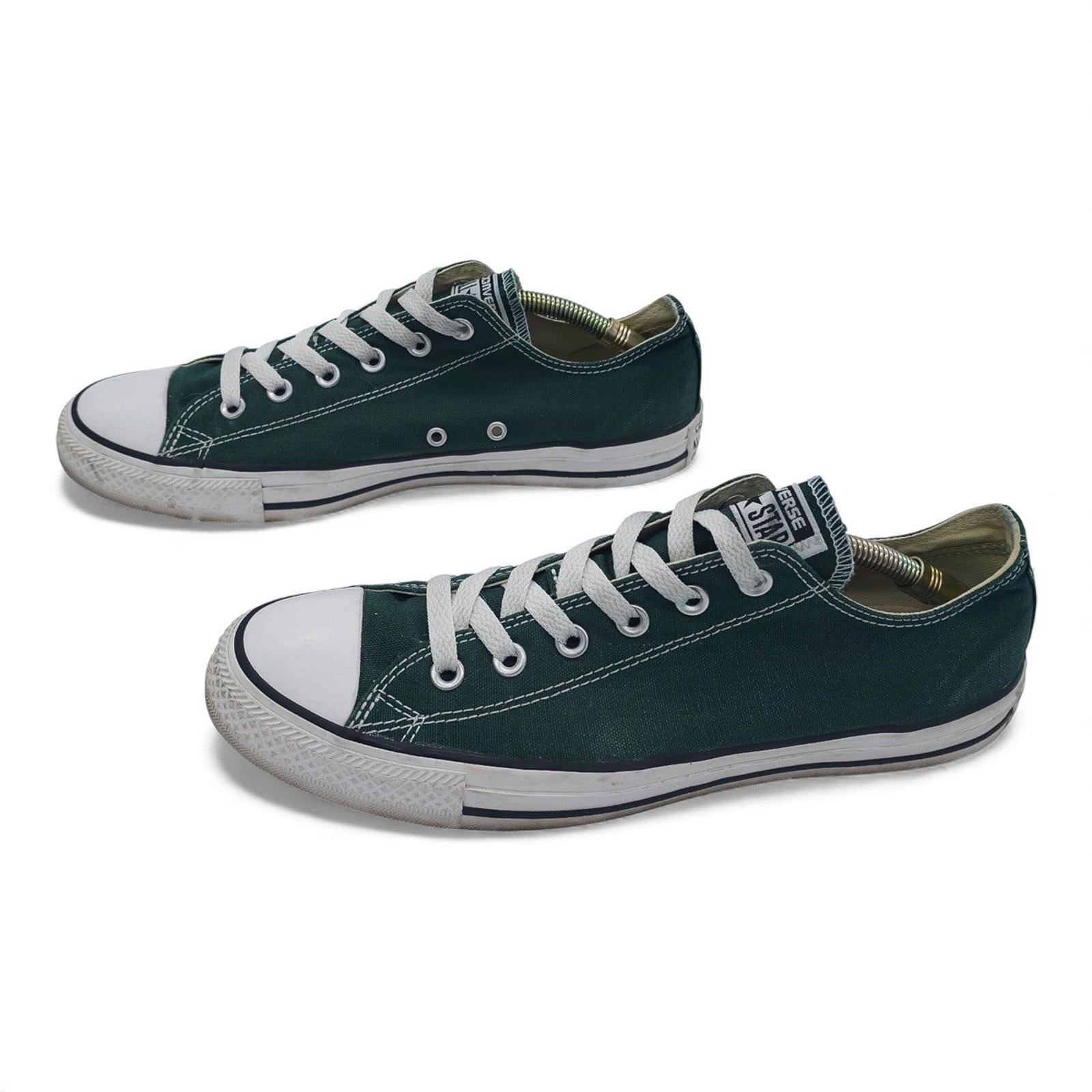 Converse Chuck Taylor All Star Low Top Sneakers Forest Green Canvas Shoes M8 W10