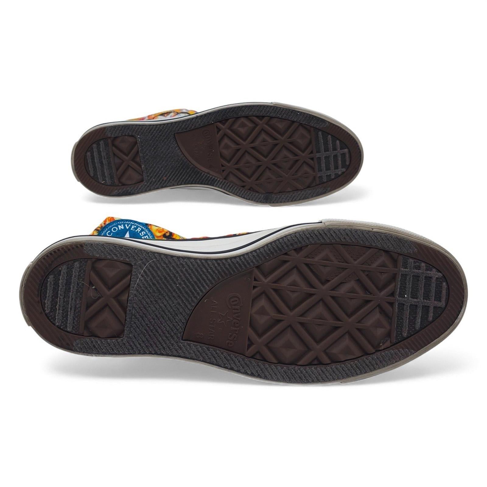 Converse Chuck Taylor All Star High Top Jimi Hendrix Graphic Print Blue Shoes M8