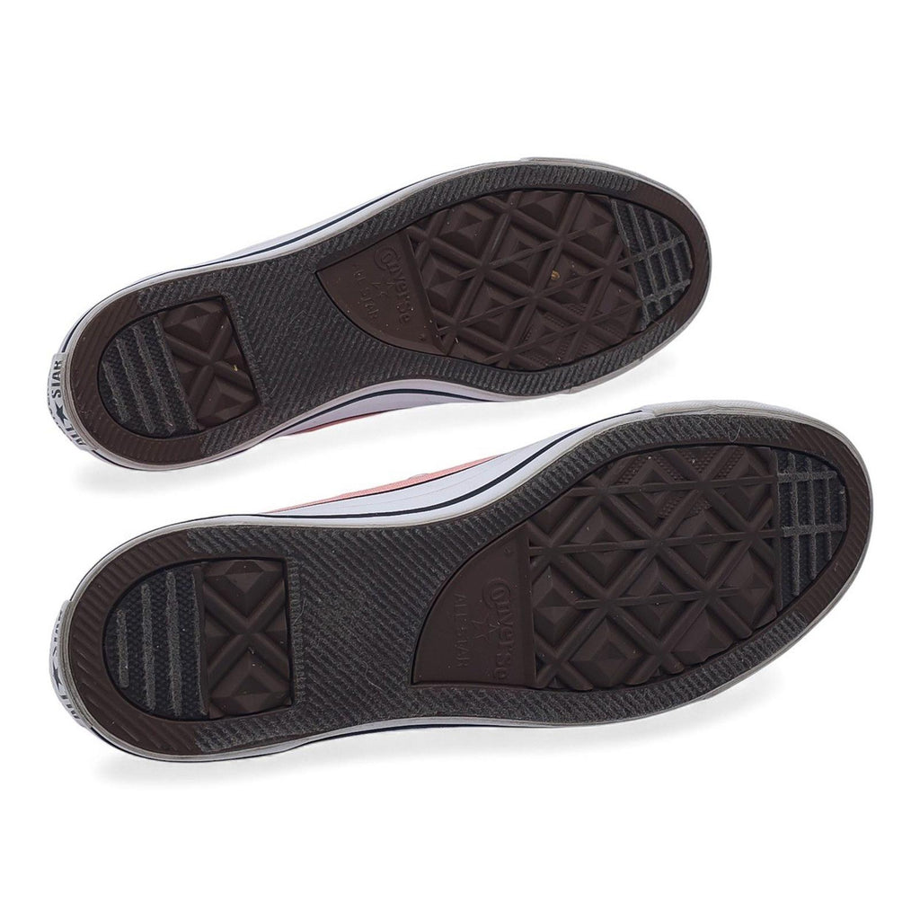 Converse Chuck Taylor All Star Low Top Coral Canvas Sneakers Womens Size 10