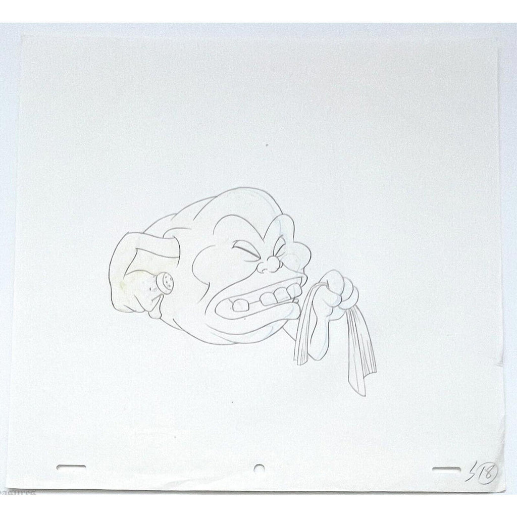 Real Ghostbusters Authentic Animation Production Cel & Drawing Slimer S18 by Dic