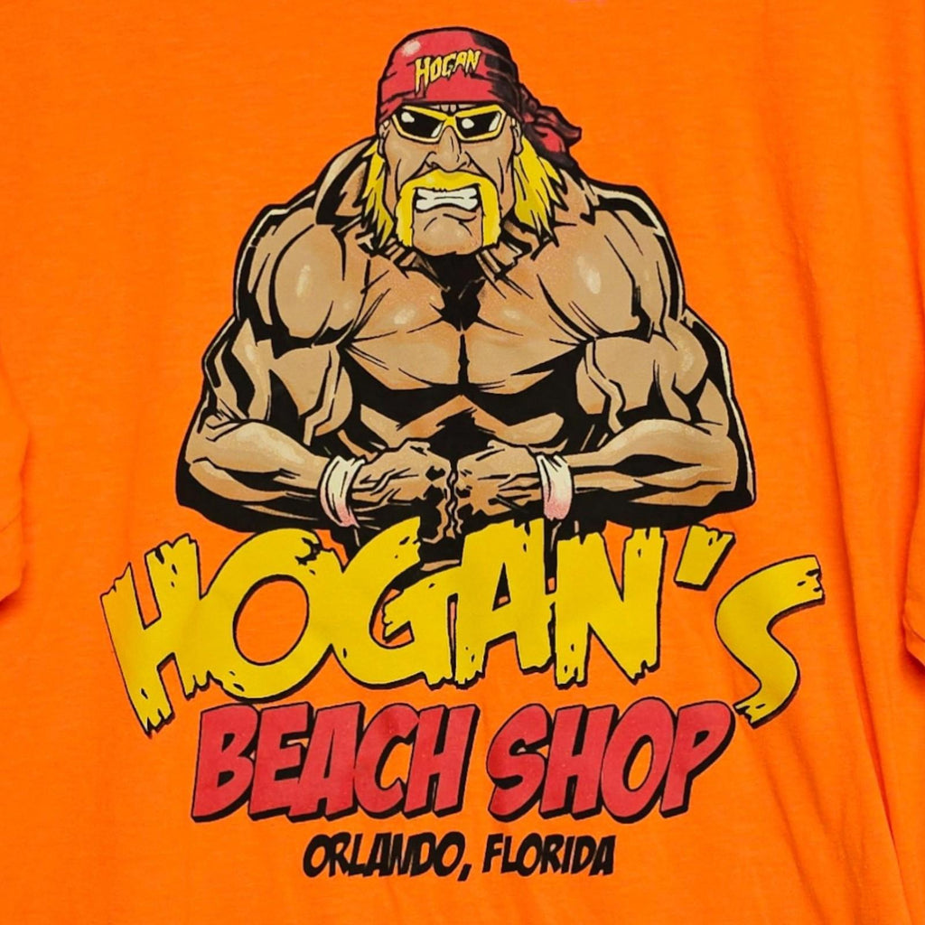 Hulk Hogan Hogan's Beach Shop Clearwater T Shirt NWT Orange - XL by Hulk Hogan