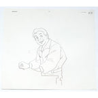Real Ghostbusters Authentic Animation Production Cel & Drawing Ray Stantz B12 by Dic