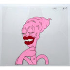 Real Ghostbusters Authentic Animation Production Cel & Drawing Ghost Snarg A-6 by Dic
