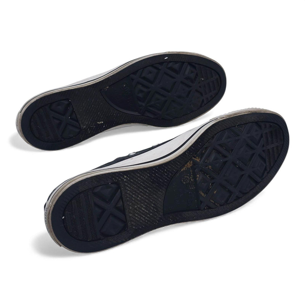 Converse Chuck Taylor All Star Low Top Rose Print Black Sneakers Shoes Womens 10