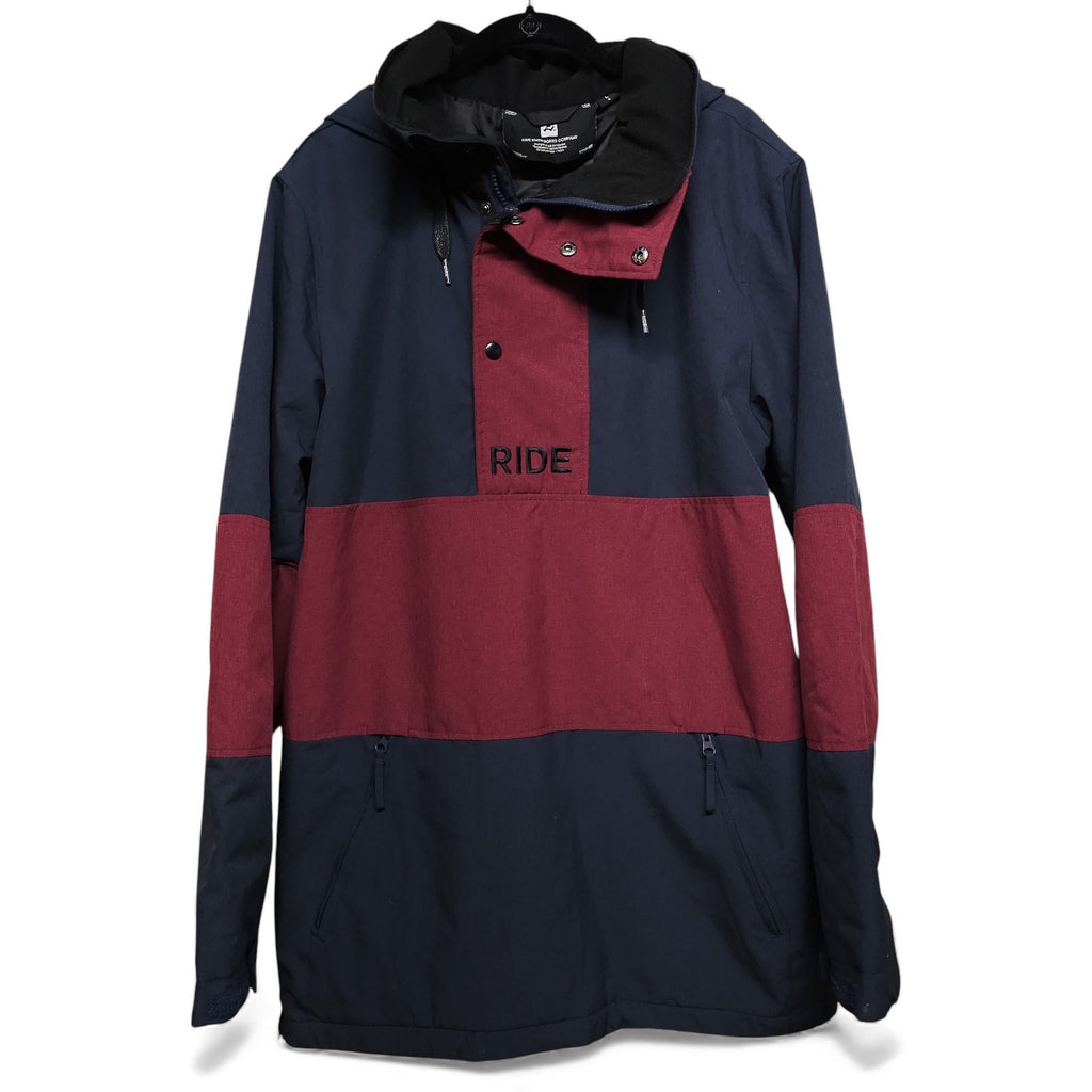 Ride Jacket Snowboard Anorak 1/2 Zip Hood Winter Sport Ski Core Coat Adult L by RIDE