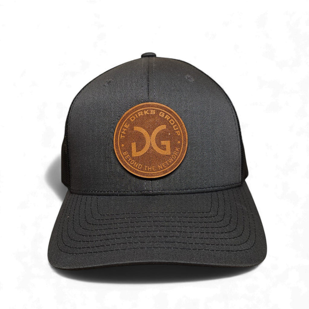 The Dirks Group Logo Trucker Style Snap Back Baseball Cap Richardson Style-112 by Richardson