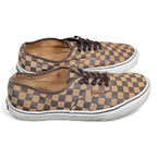 Vans Era Platform Coffee Mocha Plaid Checkerboard Rare 8.5m/10w by VANS