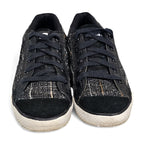 Vintage DC Shoes Low Top Sneakers Blk/Gray Plaid Rare 8.5m/10w by DC Shoes
