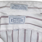 Vintage American Edition Men's Wrinkle-Free Casual Short Sleeve Shirt Striped by American Edition