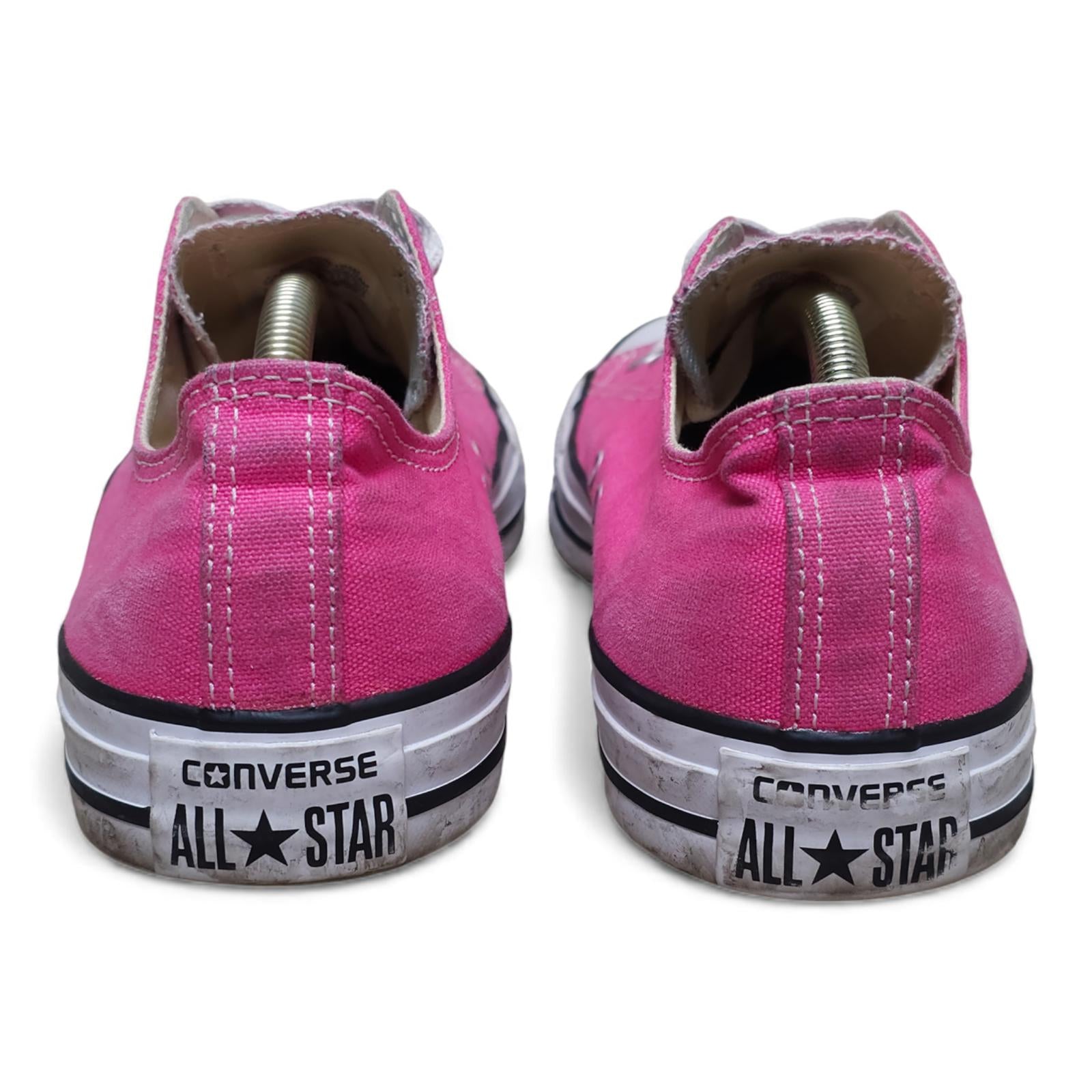 Converse All Star Low Top Pink Canvas Sneakers - Size 8M / 10W