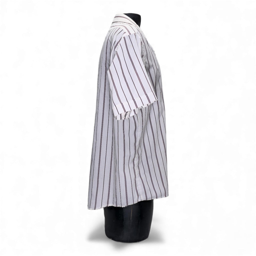 Vintage American Edition Men's Wrinkle-Free Casual Short Sleeve Shirt Striped by American Edition