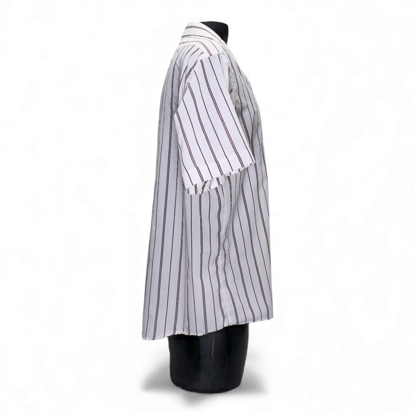 Vintage American Edition Men's Wrinkle-Free Casual Short Sleeve Shirt Striped by American Edition