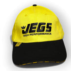 JEGS High Performance Automotive Parts Adjustable Ball Cap Hat Black & Yellow by JEGS
