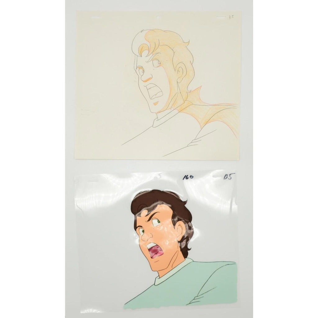 Real Ghostbusters Authentic Animation Production Cel & Drawing Dr. Peter Venkman by Dic