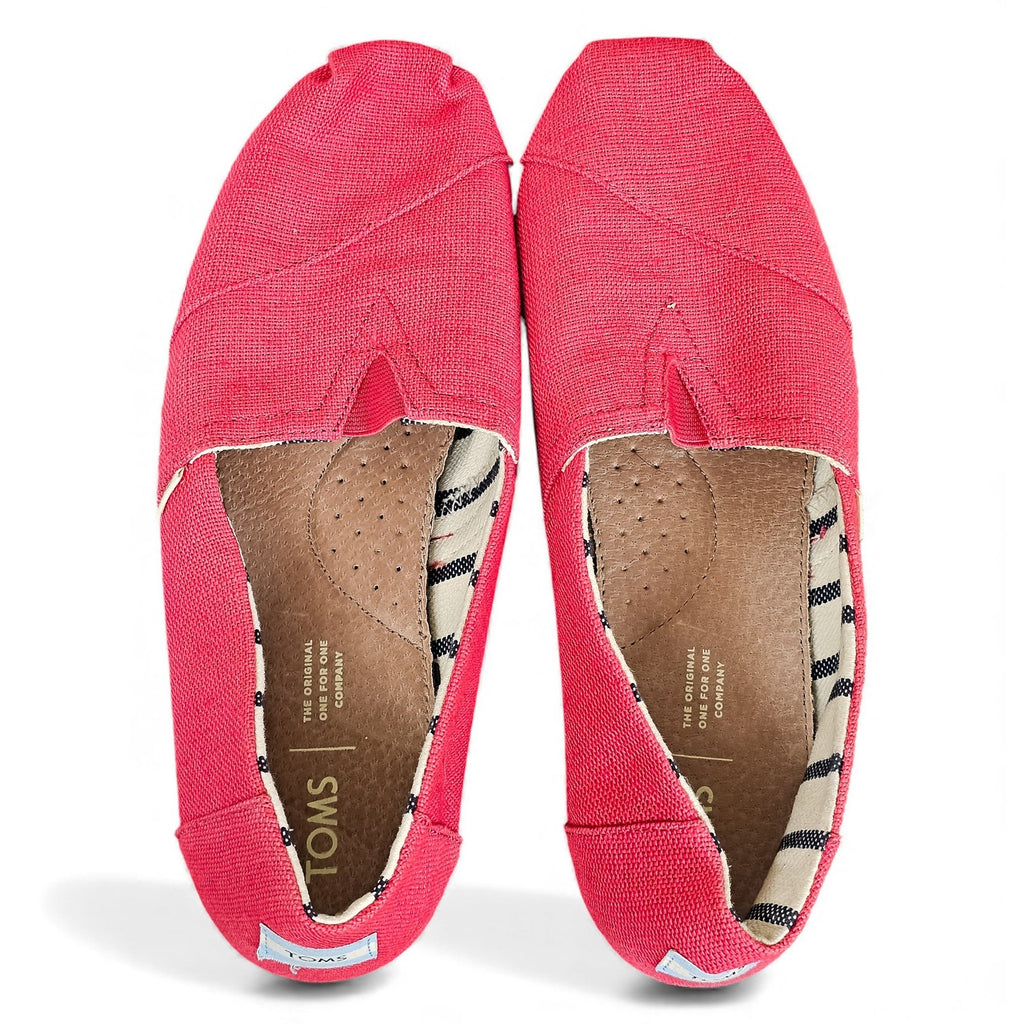 TOMS Shoes Alpargata Cloudbound Flat Red Fabric - Womans 9.5 by TOMS
