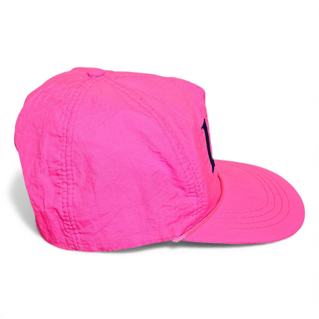 Vintage Neon Pink Miller Lite Beer Brewery - Nylon Snapback Adjustable Hat by Miller