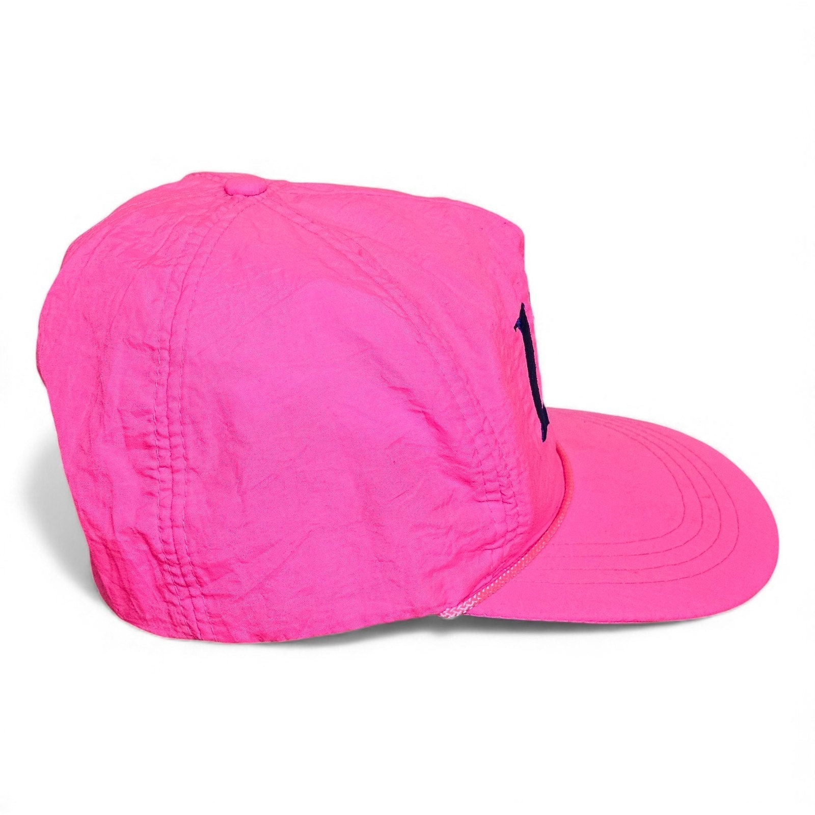 Vintage Neon Pink Miller Lite Beer Brewery - Nylon Snapback Adjustable Hat by Miller