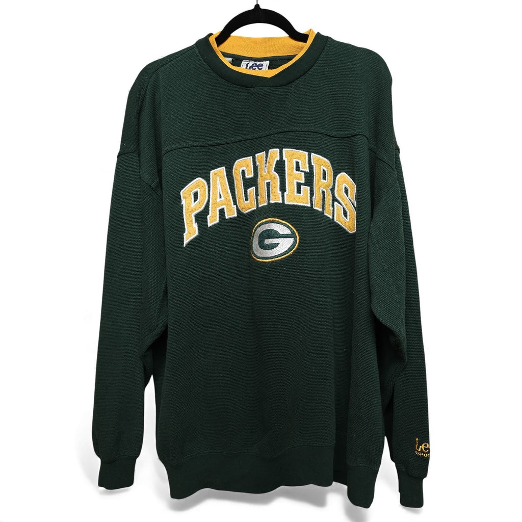 Vintage 90s Team NFL Green Bay Packers Lee Sport Sweatshirt Embroidered Adult L by Lee