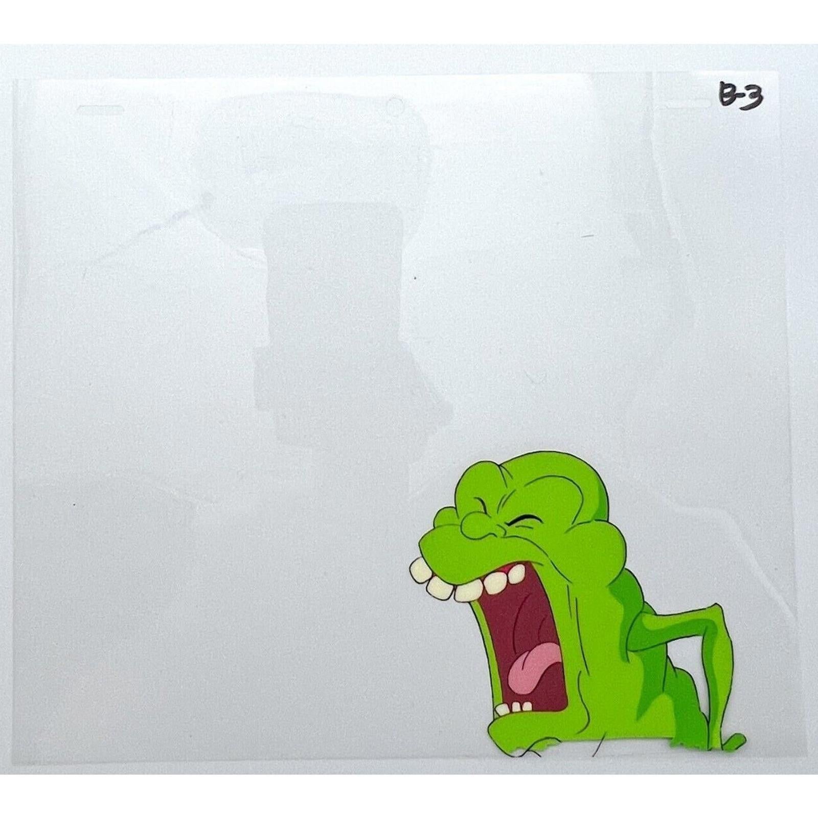 Real Ghostbusters Authentic Animation Production Cel Slimer B-3 by Dic