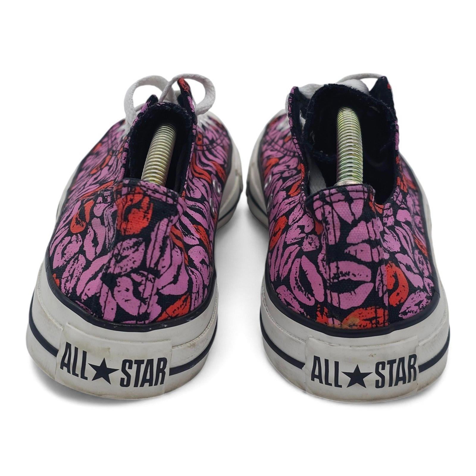 Converse Chuck Taylor All Star Low Top Lip Print Sneakers Women's Size 10