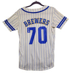 PINK Victoria Secret Milwaukee Brewers 1970 Womens Jersey Size XS MLB EUC by PINK