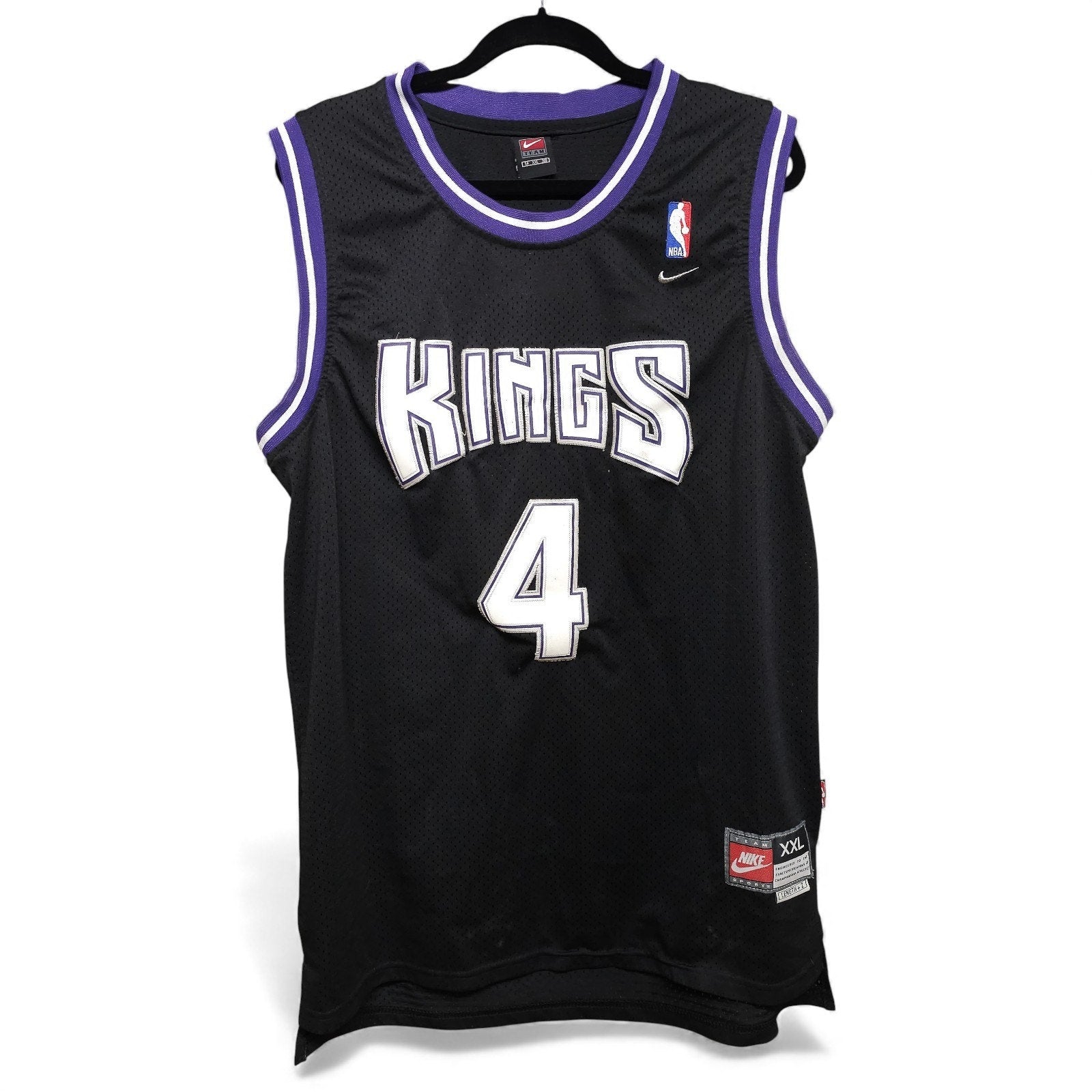 Vintage Nike Chris Webber Sacramento Kings Black Jersey Men's Adult XXL +2 by Nike