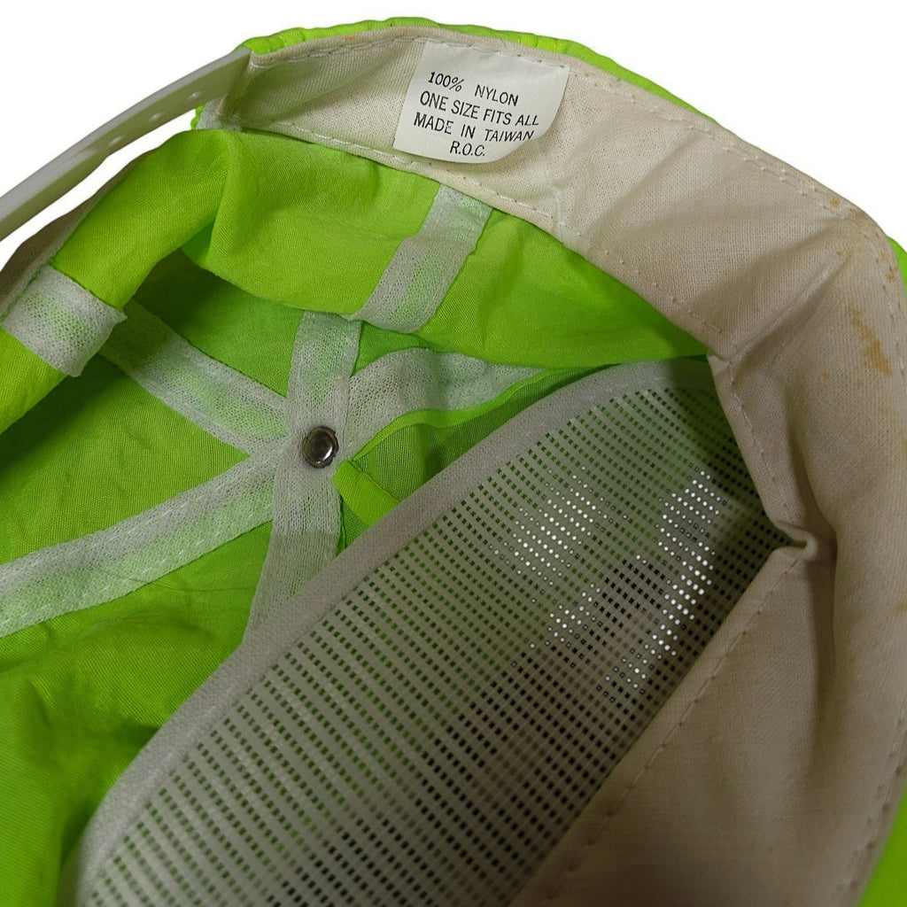 Vintage 90s PEPSI Neon Green Black Letters Snapback Hat Cap Soda by PEPSI