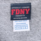 FDNY Fire Department City of New York Gray T-Shirt - L by Thrift by Mail