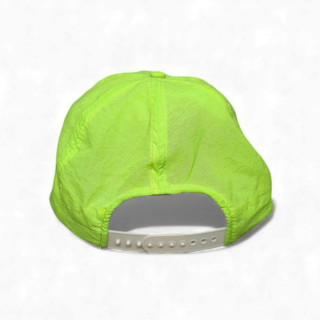 Vintage 90s PEPSI Neon Green Black Letters Snapback Hat Cap Soda by PEPSI